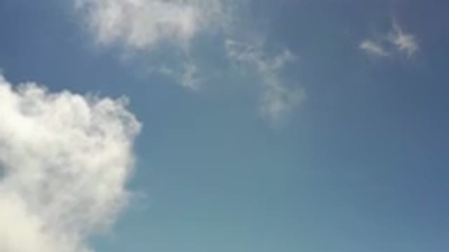LOS CABOS MEXICO-2020: Clouds Moving Briskly Along The Sky On A Beautiful Day