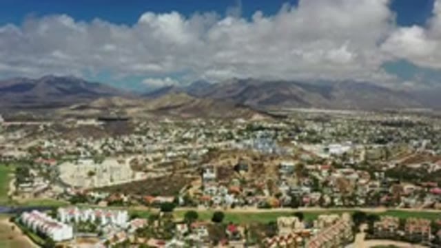 LOS CABOS MEXICO-2020: A Beautiful Mountain Valley With A Wide Scattered