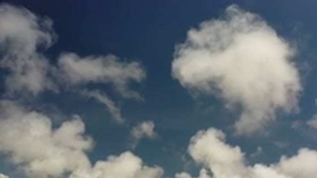 LOS CABOS MEXICO-2020: A Nice Series Of White Clouds Over A Blue Sky Very