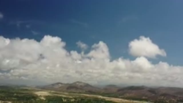 LOS CABOS MEXICO-2020: The Pleasant View Of The Blue Sky Full Of White Clouds