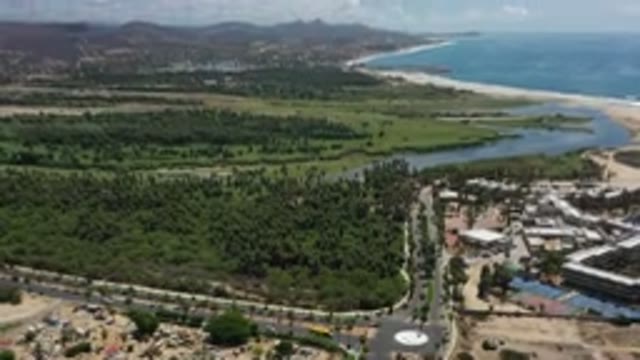 LOS CABOS MEXICO-2020: Aerial View Of The Coast