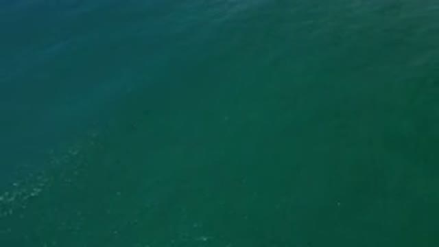 LOS CABOS MEXICO-2020: An Overhead View Of Aquamarine Water In The Open Ocean