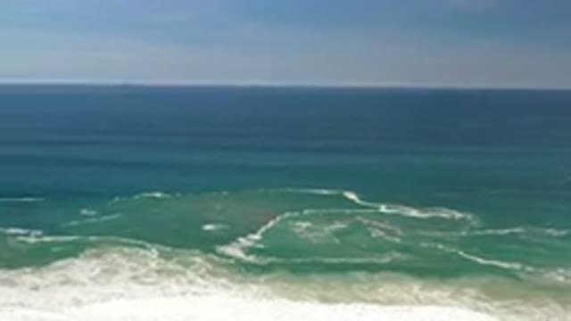 LOS CABOS MEXICO-2020: Calm Clear Body Of Water Stretching Out Toward The Horizon