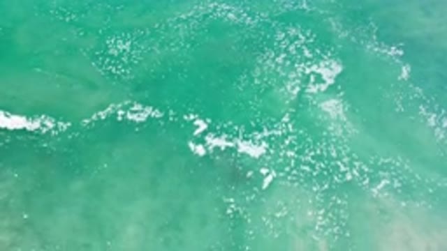 LOS CABOS MEXICO-2020: Beautiful Green Sea During A Warm Sunny Day in Mexico