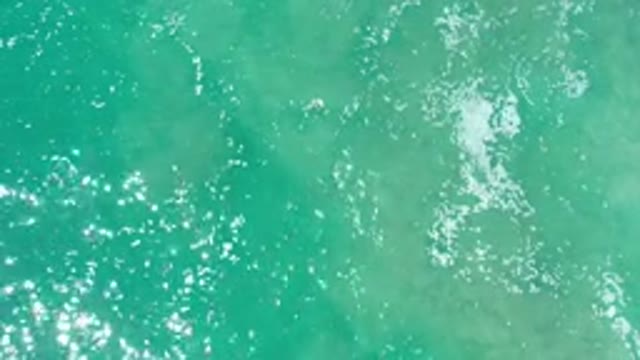 LOS CABOS MEXICO-2020: Tranquil Clear Blue Sea Water During A Sunny Day
