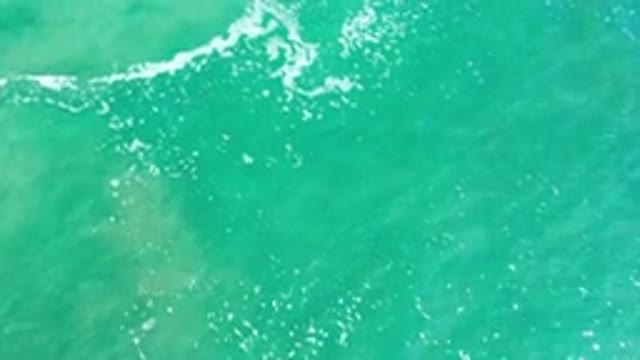 LOS CABOS MEXICO-2020: Ocean Water Waves Sea With Slow Moving Clear Current