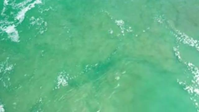 LOS CABOS MEXICO-2020: The Aerial View Of A Sea Of Slightly Moving Water