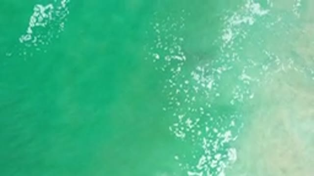 LOS CABOS MEXICO-2020: Clear Ocean Water With Foam
