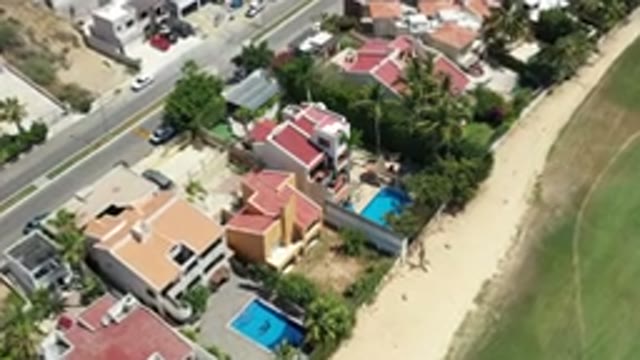 LOS CABOS MEXICO-2020: Houses Roads And Rooftops At Somewhere On The Shore