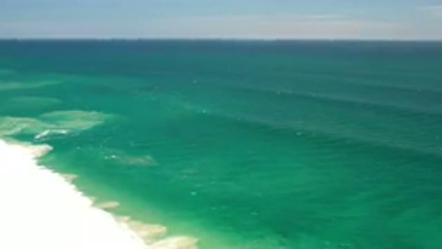 LOS CABOS MEXICO-2020: Overcast View Of Blue Green Ocean With White Cap Waves