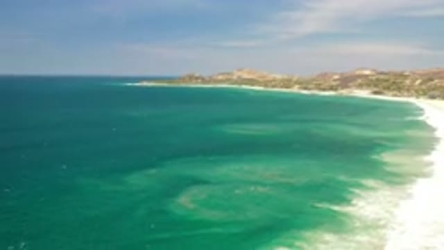 LOS CABOS MEXICO-2020: Deon Watching The Coast Of The Sea