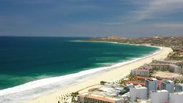 LOS CABOS MEXICO-2020: A Blissful Beach With Pristine Green Ocean Surf Where You