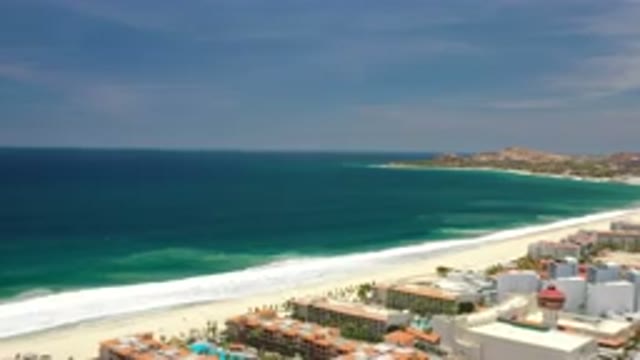 LOS CABOS MEXICO-2020: Resort Hotels With Landscaped Courtyards With Pools Sit