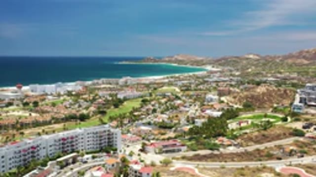 LOS CABOS MEXICO-2020: Beach Town With Hotels And Lots Of Roads And Mountains In