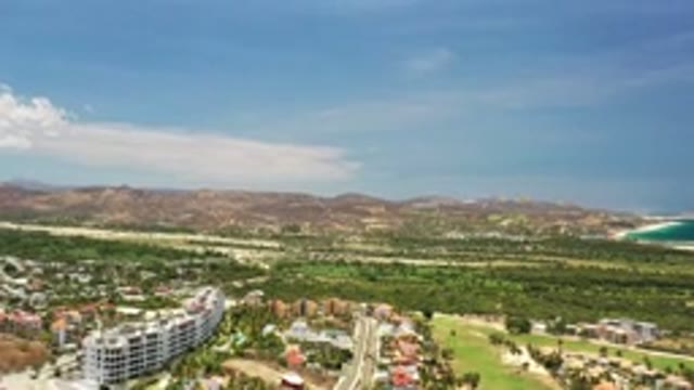 LOS CABOS MEXICO-2020: Drone Flies Over A Millionaires Estate In The UK Where He