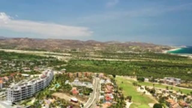 LOS CABOS MEXICO-2020: High Buildings And Individual Houses In A City And Around