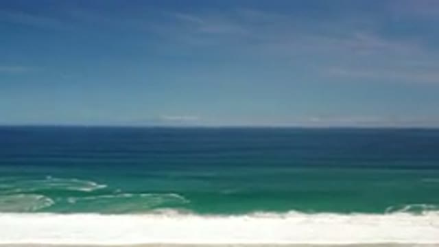 LOS CABOS MEXICO-2020: Endless Gentle Ocean Waves With Blue Turquoise And Green