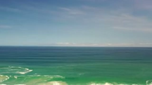 LOS CABOS MEXICO-2020: Blue Fades To Green In This Beautiful Flyover Of The