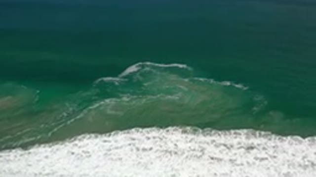 LOS CABOS MEXICO-2020: Beautiful Ocean Showing Waves Rolling In Calming