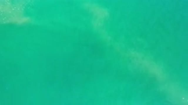 LOS CABOS MEXICO-2020: Aerial View of Calm, Shimmering Water with Gentle Ripples