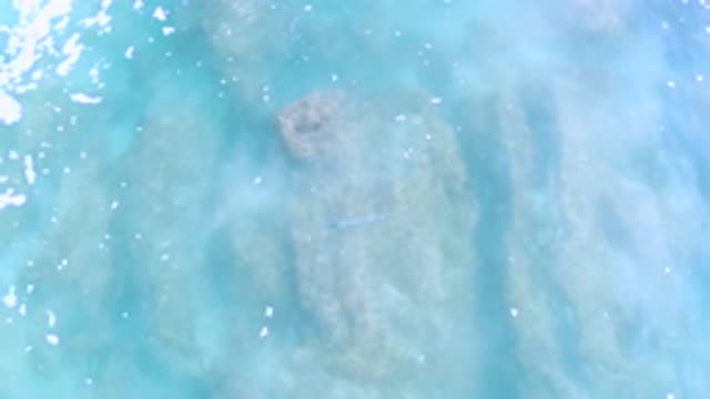 LOS CABOS MEXICO-2020: Clear Blue Water Ripples In The Wind