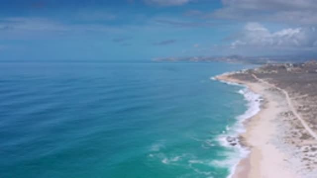 LOS CABOS MEXICO-2020: Waves Crashing On The Coast