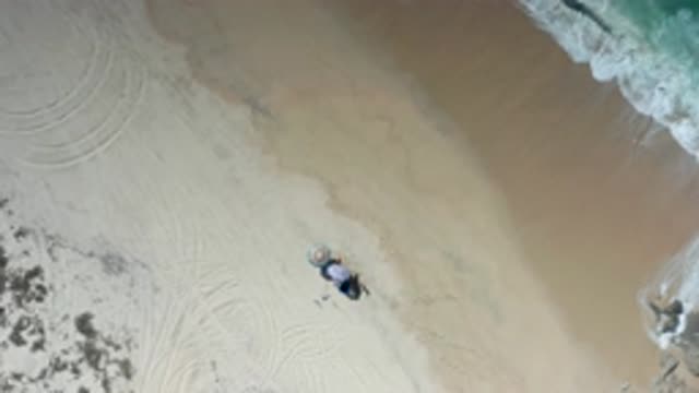 LOS CABOS MEXICO-2020: As The Waves Rush To The Shore