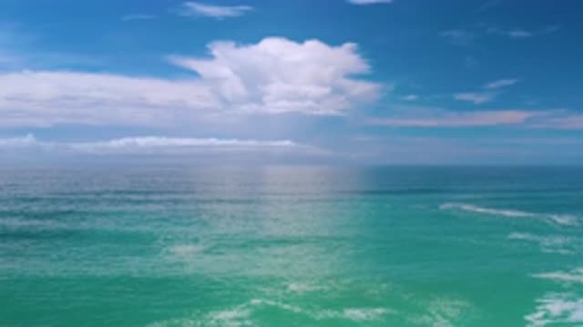 LOS CABOS MEXICO-2020: A Picture Of The Waves In The Ocean Meeting The Skyline