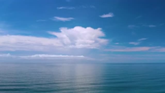 LOS CABOS MEXICO-2020: Bright Blue Morning Cloud Glory Sunny Skies Over The