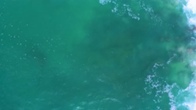 LOS CABOS MEXICO-2020: The Teal Ocean Swells And Follows The Currents In The