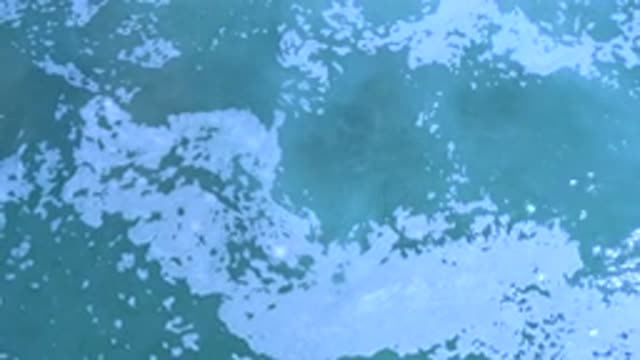LOS CABOS MEXICO-2020: Blue Waters Of A Calm Sea With Foam And Reflection Of The Sun