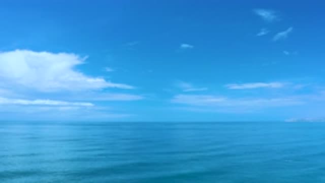 LOS CABOS MEXICO-2020: Clear Blue Water With No Landmass In Sight