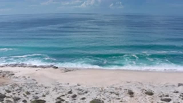LOS CABOS MEXICO-2020: Aerial Footage Of A Camera Slowly Panning Away From A