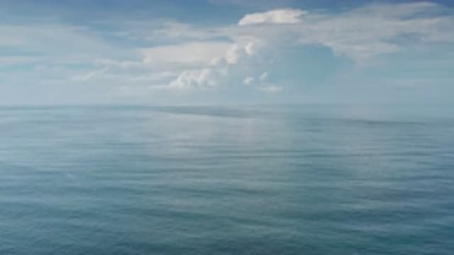 LOS CABOS MEXICO-2020: Slow Drone Footage Gliding Across the Sea with No End in Sight