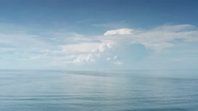 LOS CABOS MEXICO-2020: Clouds in the Horizon on the Ocean