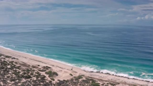 LOS CABOS MEXICO-2020: Beautiful Tropical Beach With Crystal Blue And Green