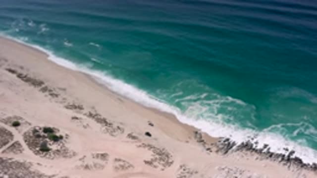 LOS CABOS MEXICO-2020: View Of Waves Moving In The Ocean