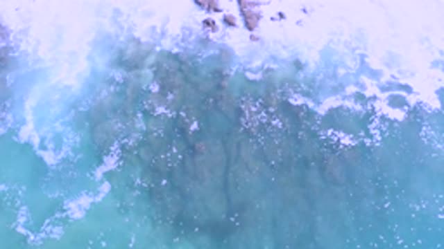 LOS CABOS MEXICO-2020: Sea With A Lot Of Foam