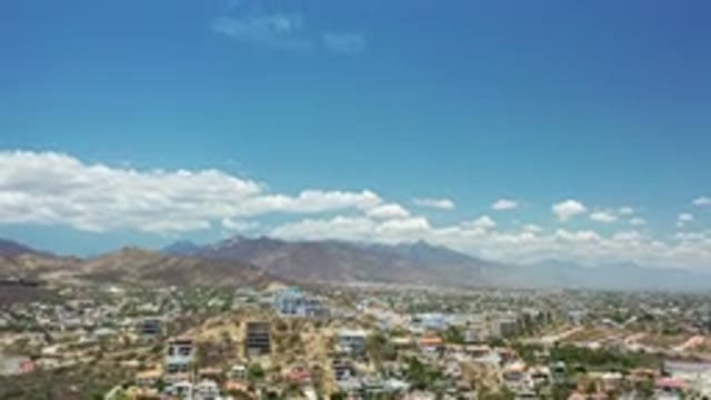 LOS CABOS MEXICO-2020: The Pleasant View Of The Blue Sky At Mountain City