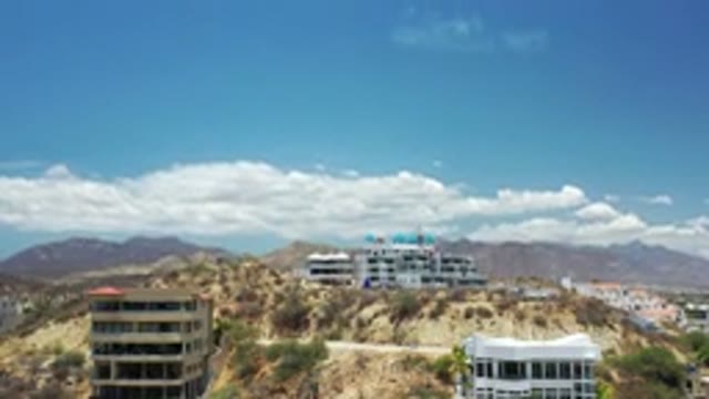 LOS CABOS MEXICO-2020: Large Homes That Sit Atop A Mountain In The Desert With