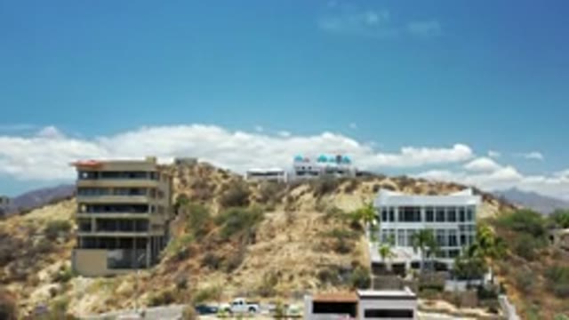 LOS CABOS MEXICO-2020: The Nice View Of The Tallest Buildings In The Mountain