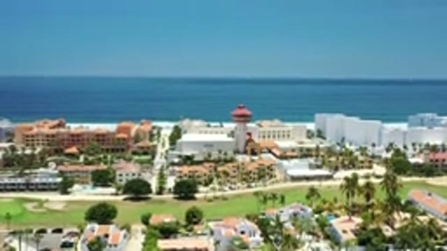 LOS CABOS MEXICO-2020: A Beautiful Coastline View Over A Small And Elegant Town