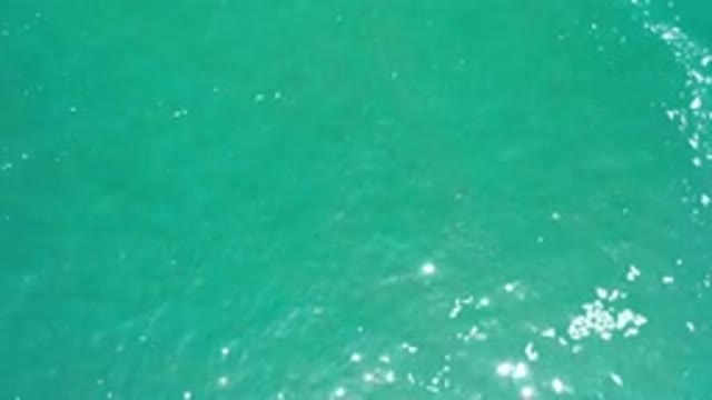 LOS CABOS MEXICO-2020: Clear Tropical Ocean Water With Waves Flowing Landward