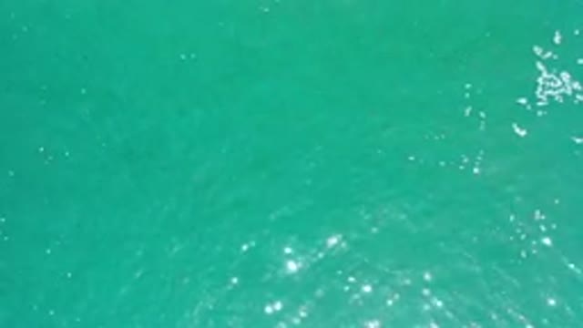 LOS CABOS MEXICO-2020: Aquamarine Water With White Foam Swirling on Shore