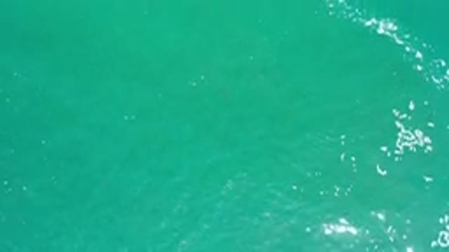 LOS CABOS MEXICO-2020: Footage Of Blues Green Ocean Water With A Little Foam And
