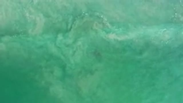 LOS CABOS MEXICO-2020: Blue Sea And Big White Waves Crashing Against The Shore
