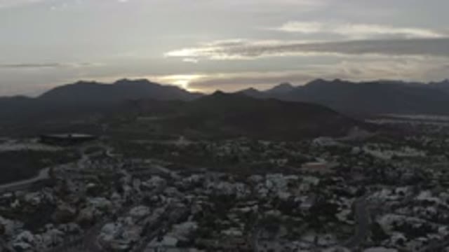 LOS CABOS MEXICO-2020: Long Range View Of Many Large Mountains In The Background