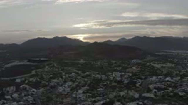 LOS CABOS MEXICO-2020: The Cold Dawn Untouched Natural Mountainous Frontier