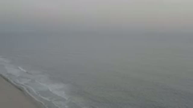 LOS CABOS MEXICO-2020: Aerial Footage Of A Long Stretching Body Of Water