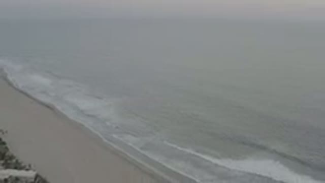 LOS CABOS MEXICO-2020: Cold Ocean Water With High Tides Rising To Touch The Beach